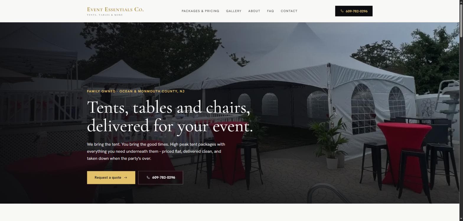 Event Essentials Co. preview